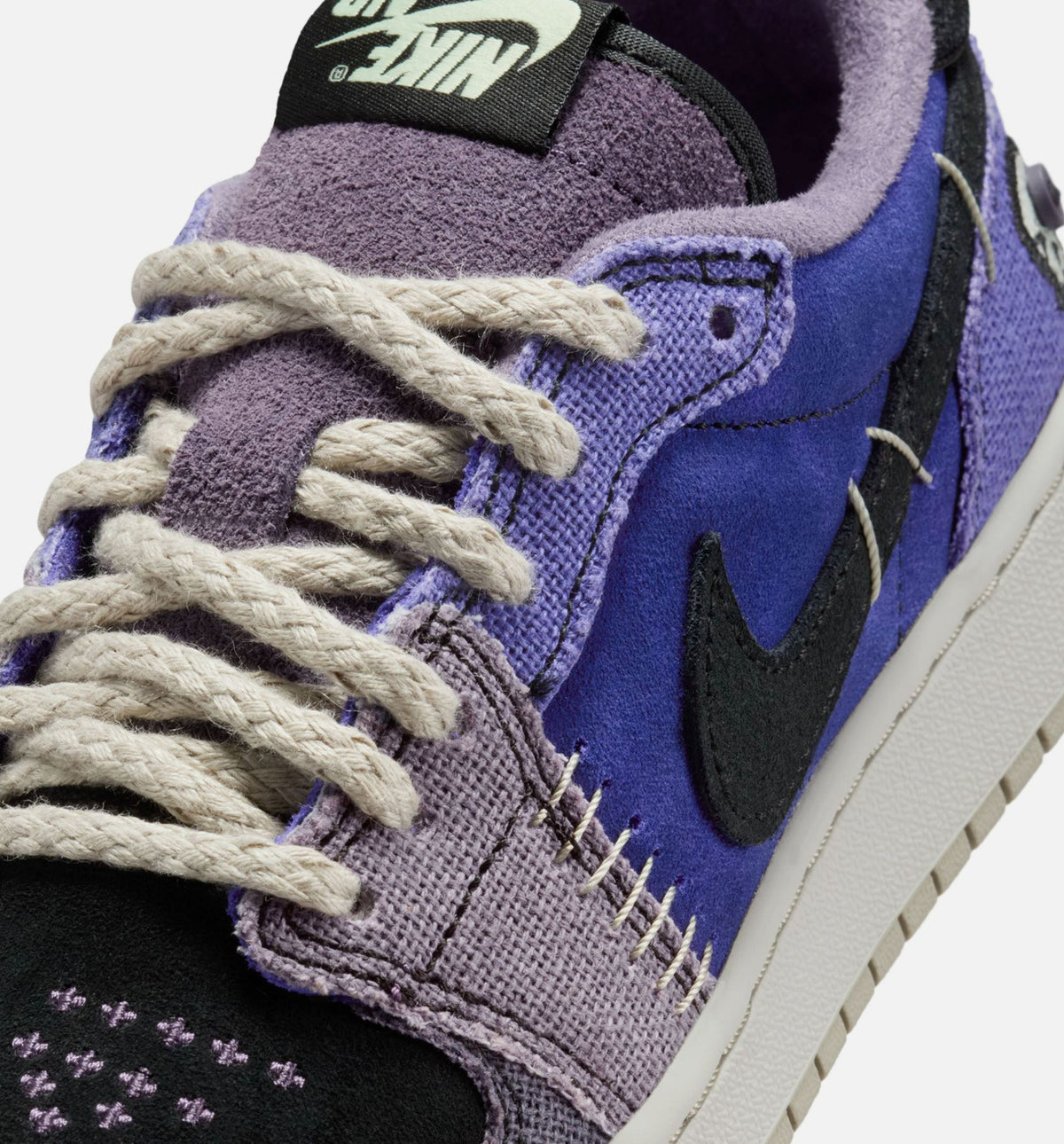 Air Jordan 1 Low OG Youth Sneakers - Regency Purple/Dark Raisin
