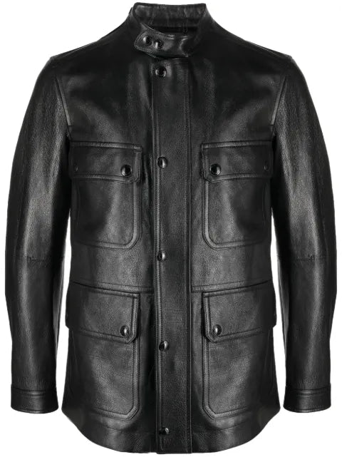 TOM FORD zip-up leather jacket