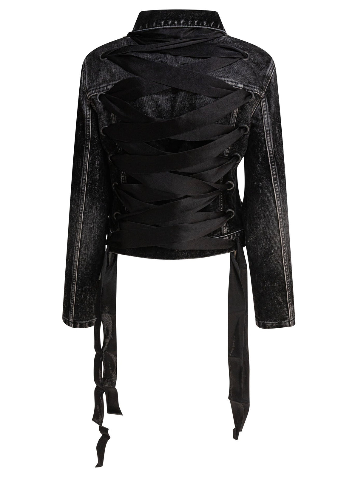Balenciaga Women's Black Denim Jacket