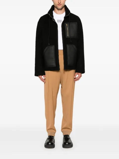 Moschino faux-shearling jacket