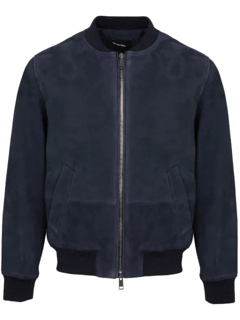 Yves Salomon suede bomber jacket