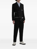 Comme des Garçons Homme Deux zip-detail blazer