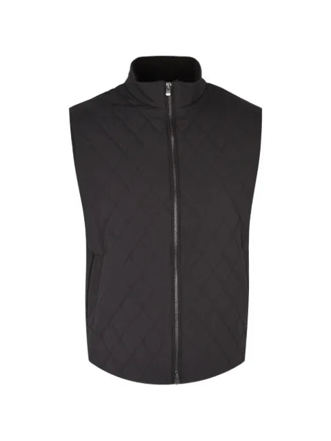Agnona quilted high-neck gilet