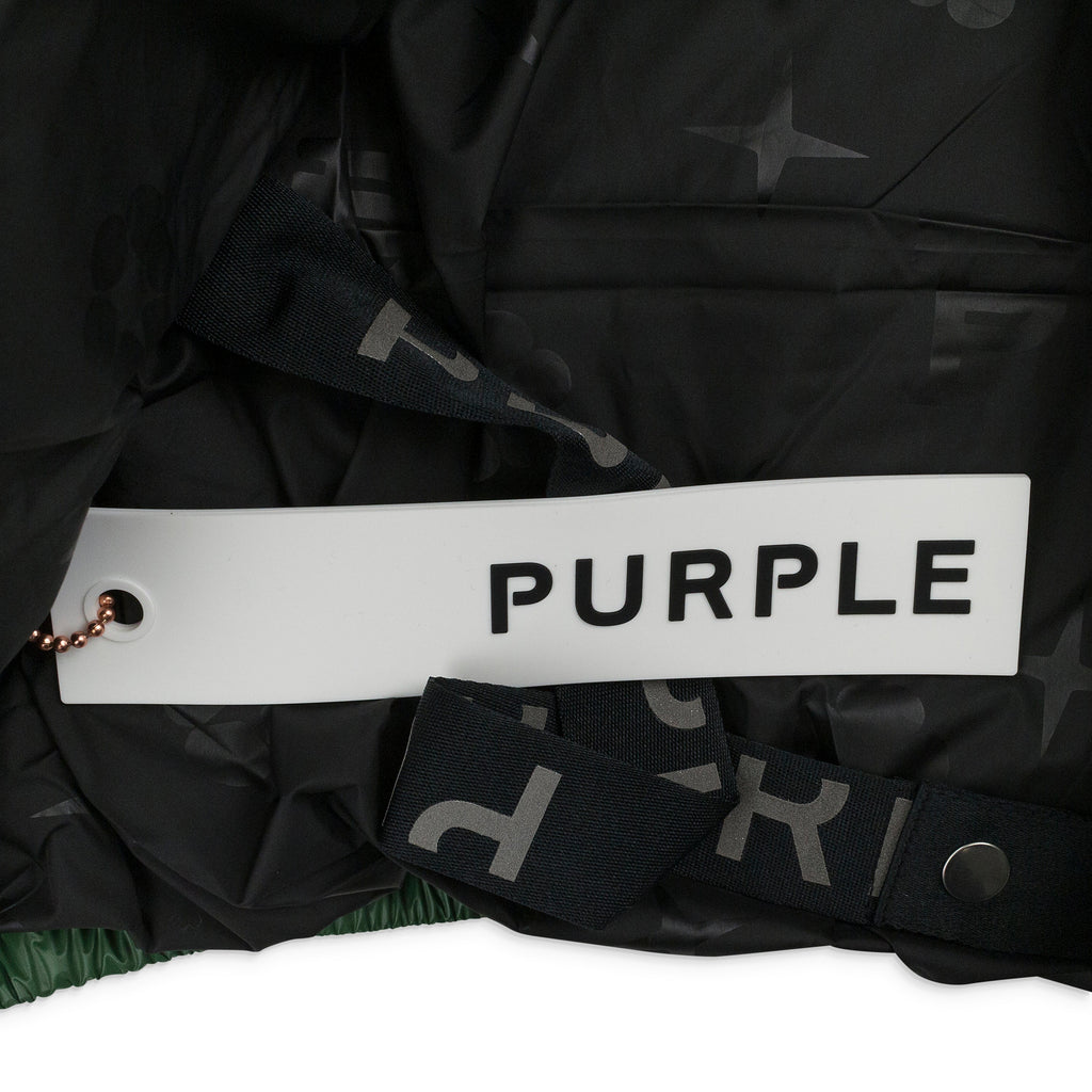Green Nylon Puffer Jacket