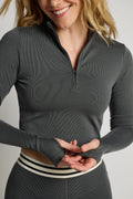 Stevie Active Rib Half Zip