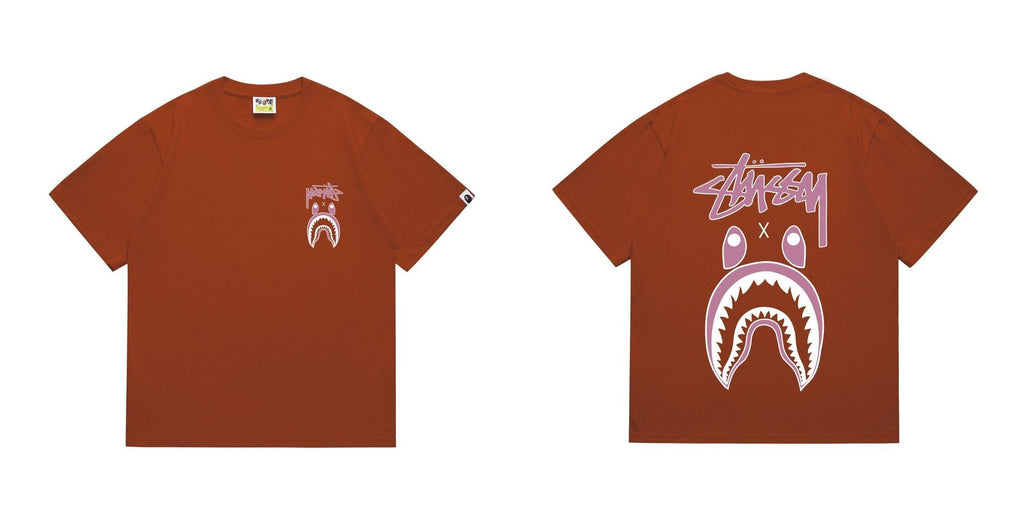 BAPE Tonal Shark Wordmark Graphic T-Shirt