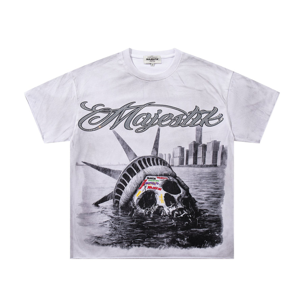 MAJESTIK Tour-Style Back Print T-Shirt