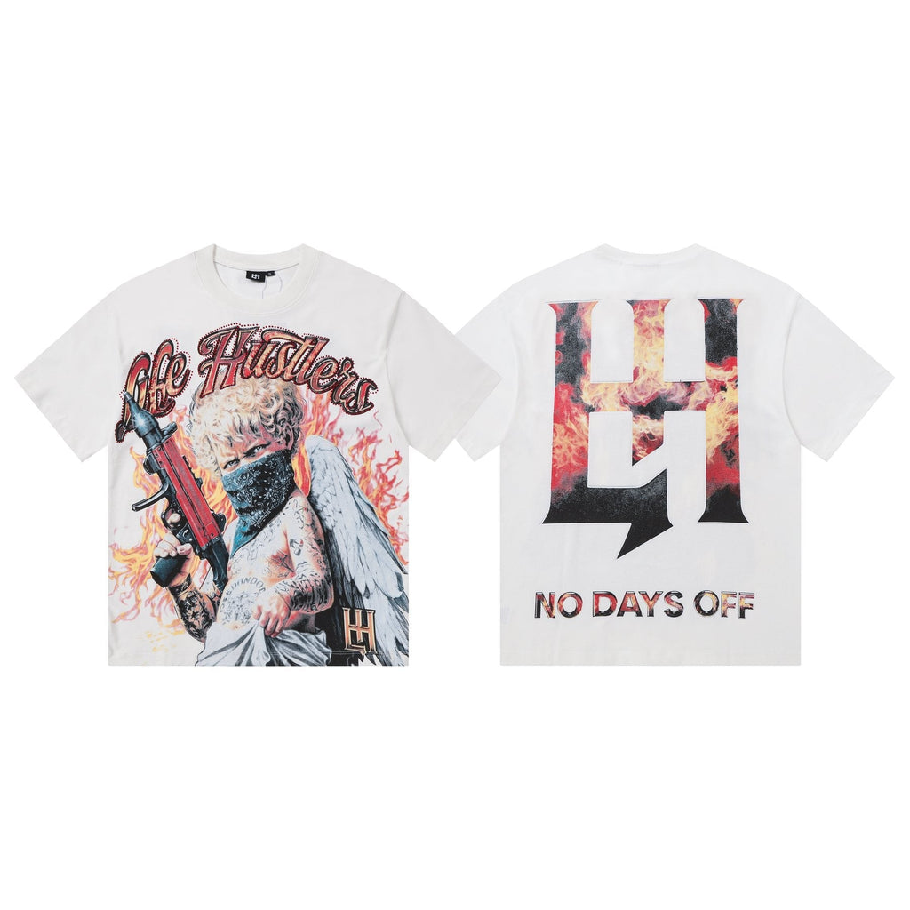 Life Hustlere No Days Off Graphic T-Shirt