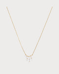 PERSEE Yellow Gold and Diamond Celeste Triangle Necklace(Yellow Gold)